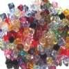 200 6mm Acrylic Faceted Bicone Multi Mix